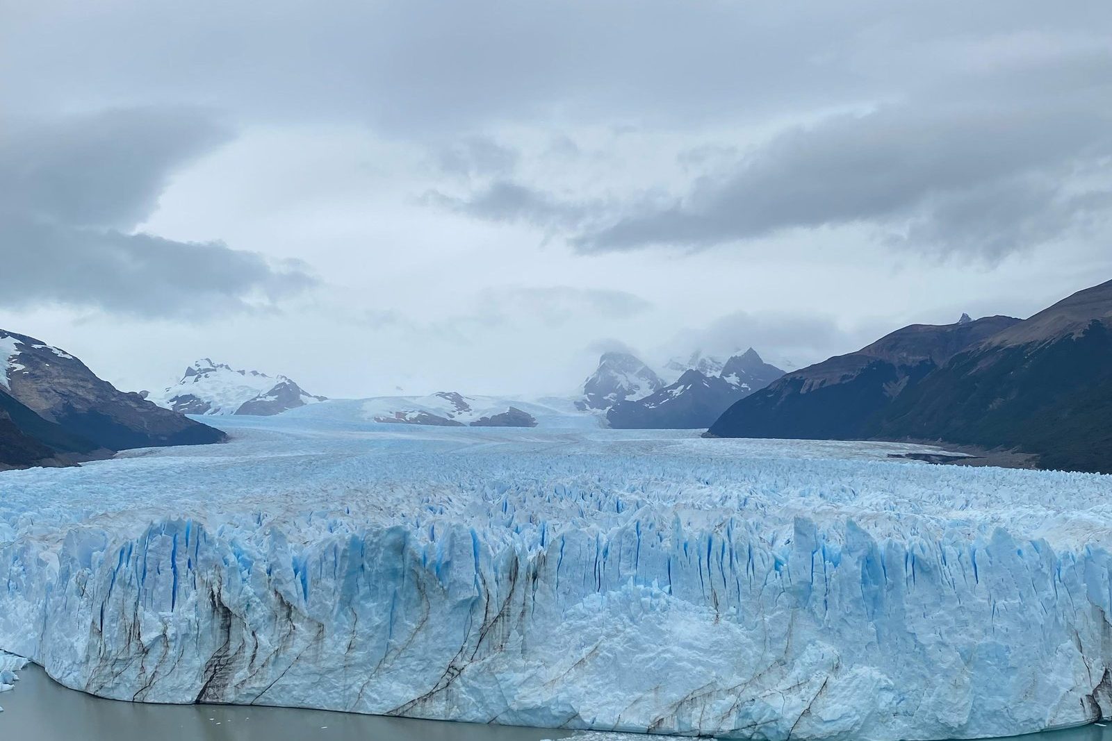 Front of the Perito Moreno glacier in Argentine Patagonia